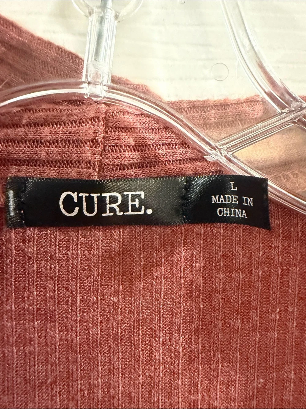 CURE. Ribbed Open Front Cardigan - Picture 4 of 6